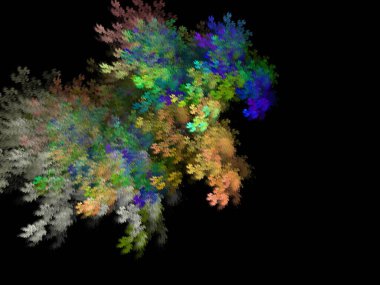 Hayali fraktal arkaplan resmi