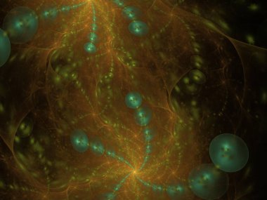 Hayali fraktal arkaplan resmi