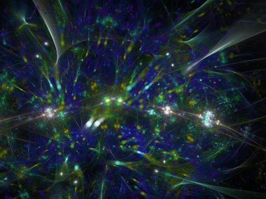 Hayali fraktal arkaplan resmi