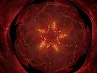 Hayali fraktal arkaplan resmi