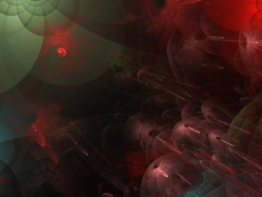 Hayali fraktal arkaplan resmi