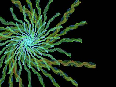 Hayali fraktal arkaplan resmi