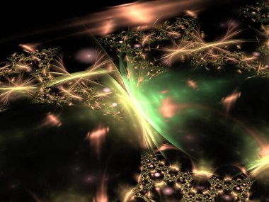 Hayali fraktal arkaplan resmi