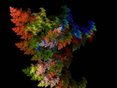 Hayali fraktal arkaplan resmi