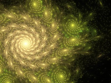 Hayali fraktal arkaplan resmi