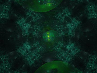 Hayali fraktal arkaplan resmi