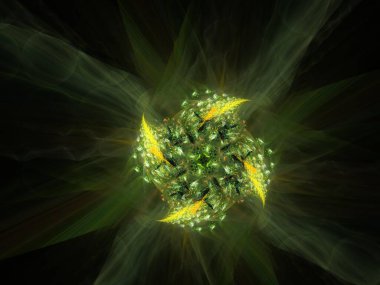 Hayali fraktal arkaplan resmi