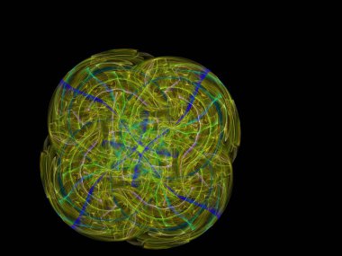 Hayali fraktal arkaplan resmi