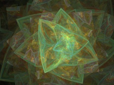 Hayali fraktal arkaplan resmi