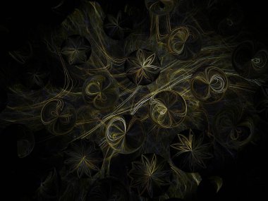 Hayali fraktal arkaplan resmi