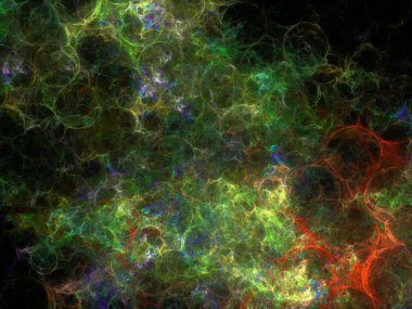 Hayali fraktal arkaplan resmi