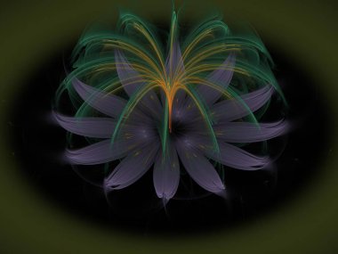 Hayali fraktal arkaplan resmi