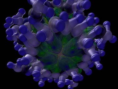 Hayali fraktal arkaplan resmi