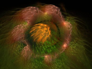 Hayali fraktal arkaplan resmi