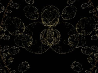 Hayali fraktal arkaplan resmi