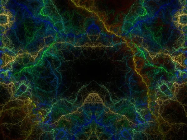 Fondo fractal imaginario Imagen —  Fotos de Stock