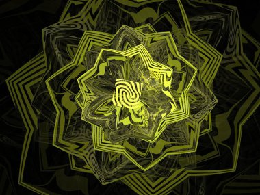 Hayali fraktal arkaplan resmi