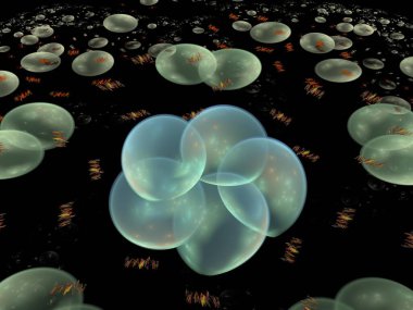 Hayali fraktal arkaplan resmi