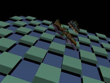 Hayali fraktal arkaplan resmi