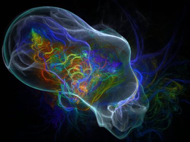 Hayali fraktal arkaplan resmi