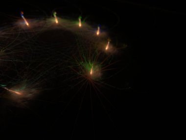 Hayali fraktal arkaplan resmi