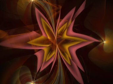 Hayali fraktal arkaplan resmi