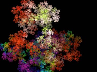 Hayali fraktal arkaplan resmi