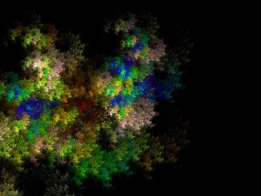 Hayali fraktal arkaplan resmi