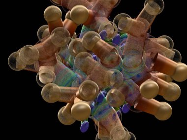 Hayali fraktal arkaplan resmi