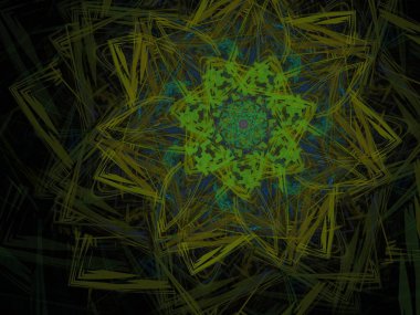 Hayali fraktal arkaplan resmi