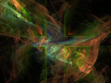 Hayali fraktal arkaplan resmi