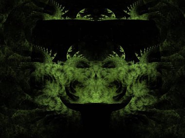 Hayali fraktal arkaplan resmi