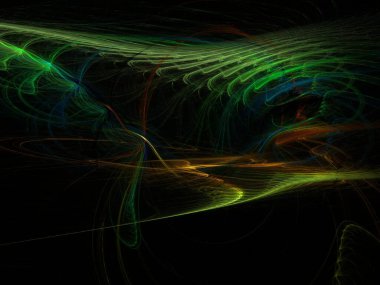 Hayali fraktal arkaplan resmi