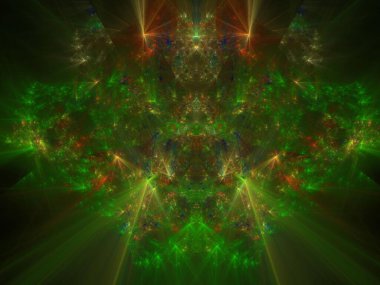 Hayali fraktal arkaplan resmi