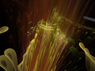 Hayali fraktal arkaplan resmi