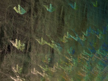 Hayali fraktal arkaplan resmi