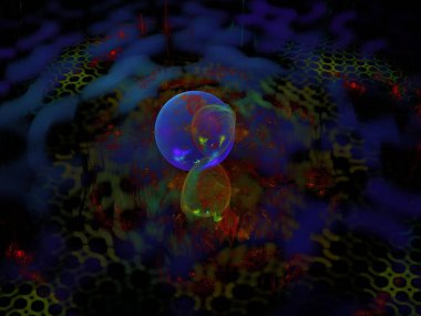 Hayali fraktal arkaplan resmi