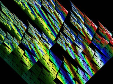 Hayali fraktal arkaplan resmi