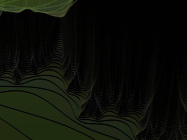 Hayali fraktal arkaplan resmi