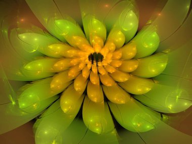 Hayali fraktal arkaplan resmi