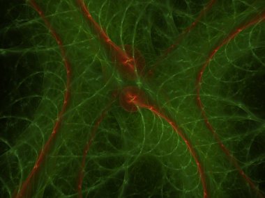 Hayali fraktal arkaplan resmi