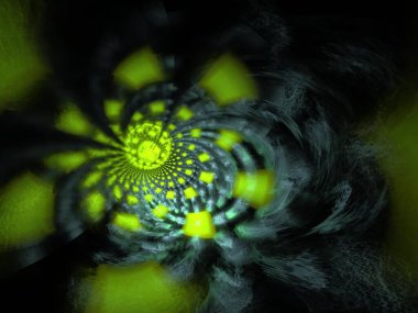 Hayali fraktal arkaplan resmi