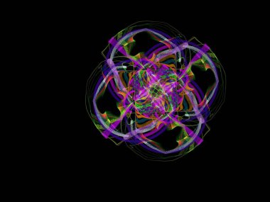 Hayali fraktal arkaplan resmi