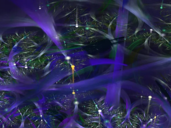 Hayali fraktal arkaplan resmi
