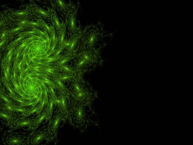 Hayali fraktal arkaplan resmi