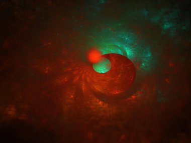 Hayali fraktal arkaplan resmi