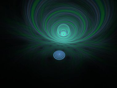 Hayali fraktal arkaplan resmi