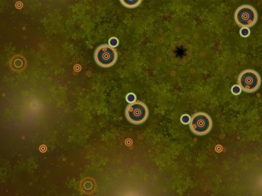 Hayali fraktal arkaplan resmi