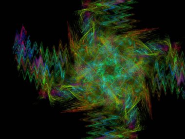 Hayali fraktal arkaplan resmi