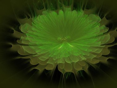 Hayali fraktal arkaplan resmi